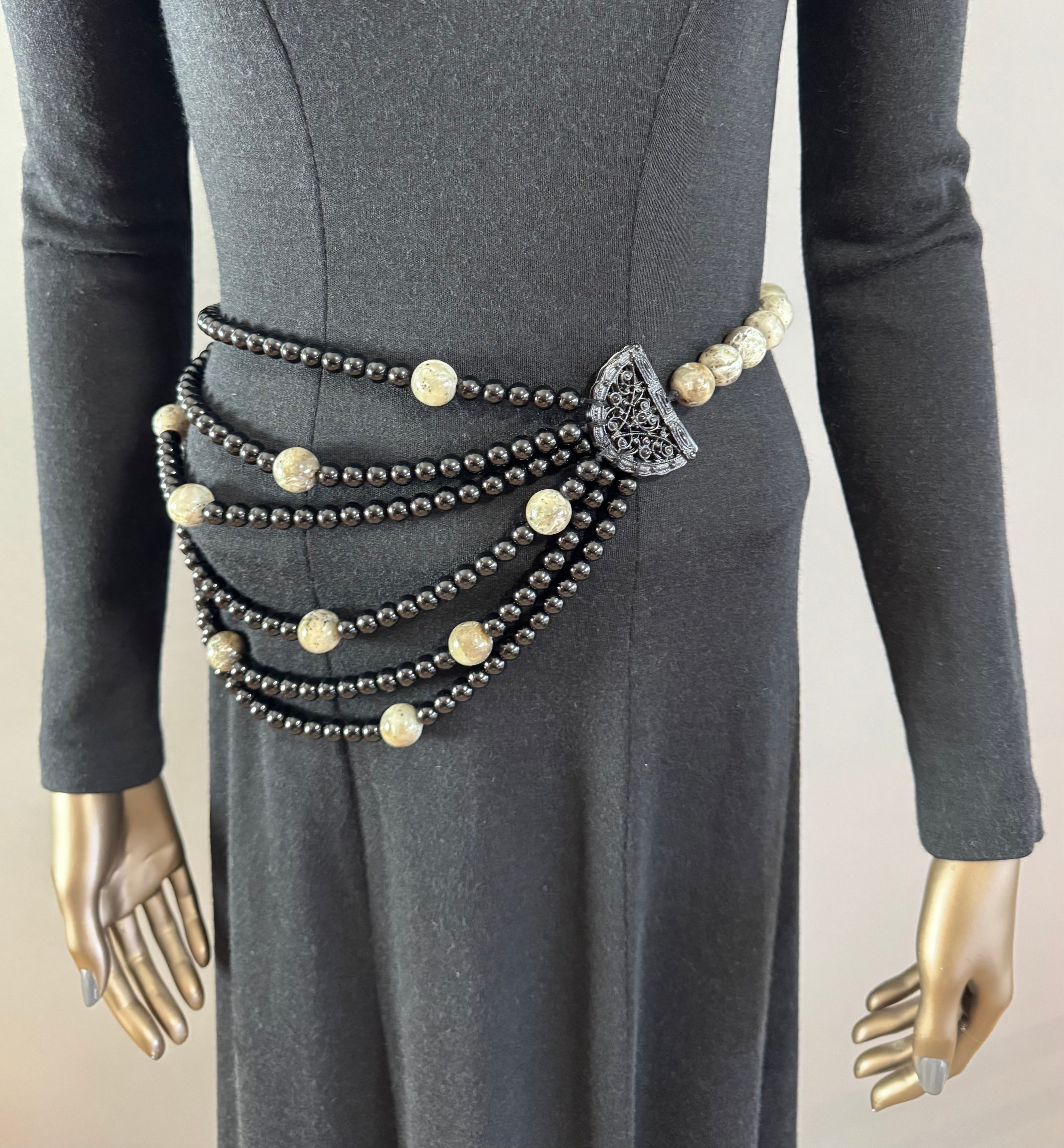 Vintage ANGELA CAPUTI Statement Necklace