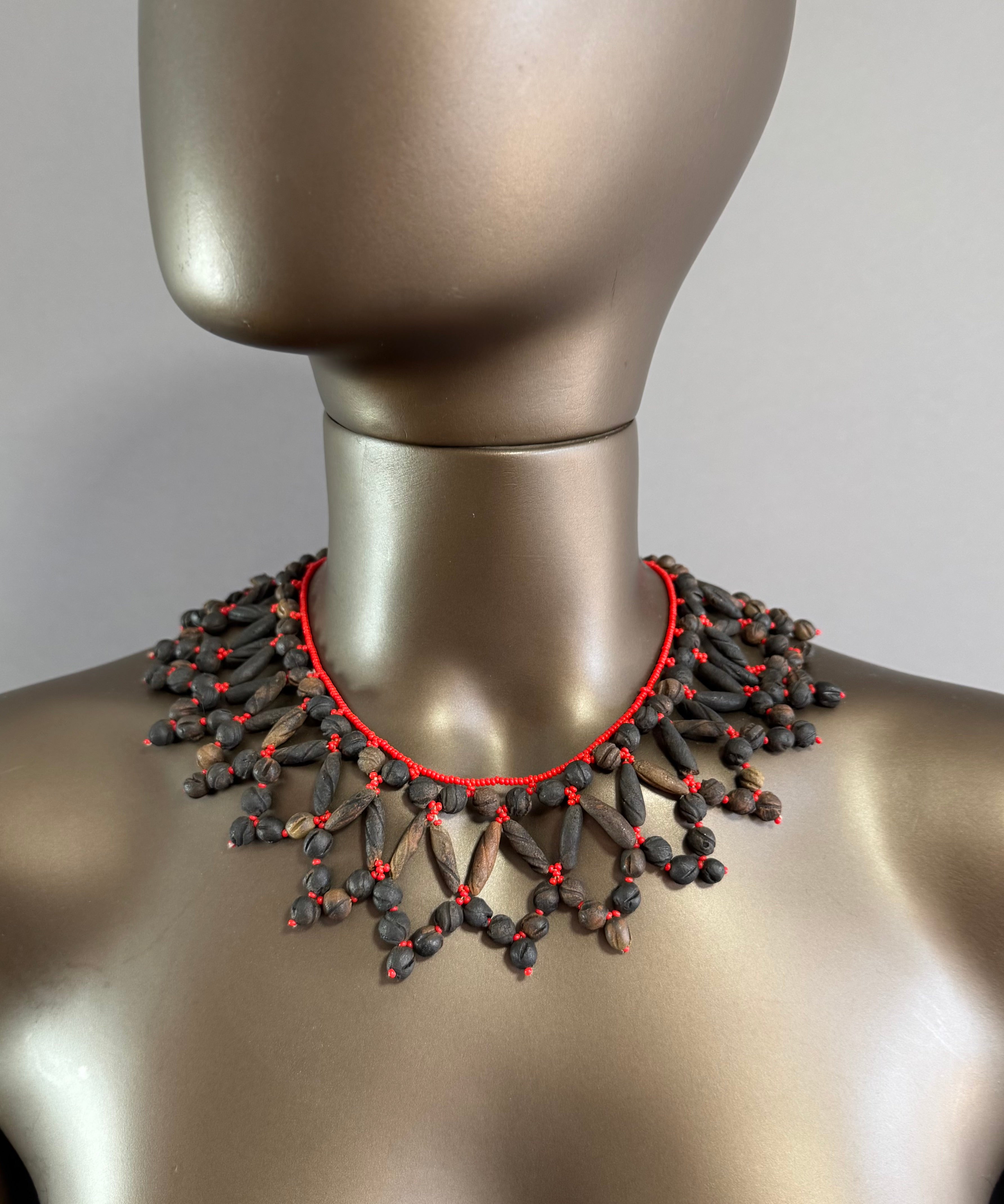 Vintage Ethnic 1930's Seed Bead Necklace