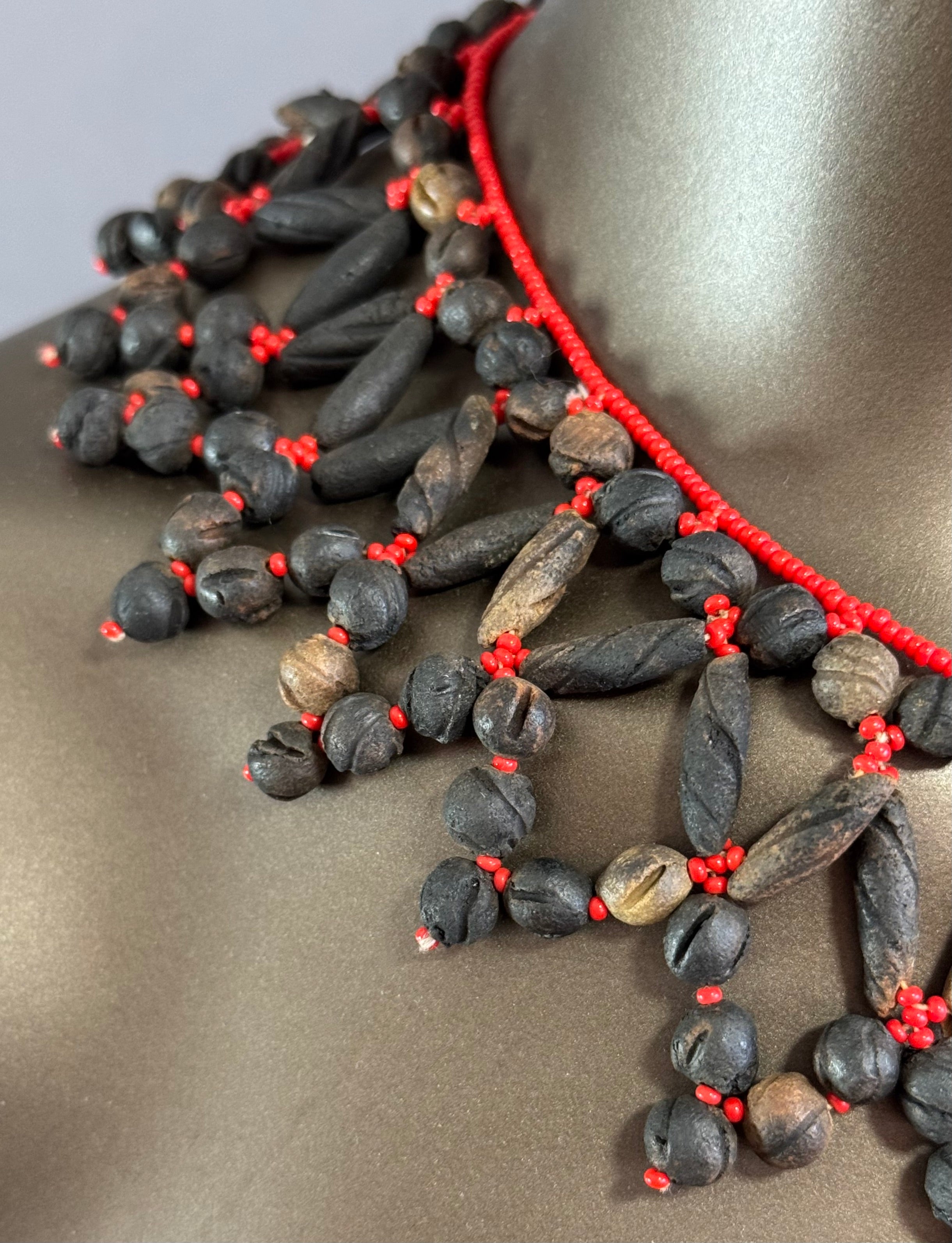 Vintage Ethnic 1930's Seed Bead Necklace