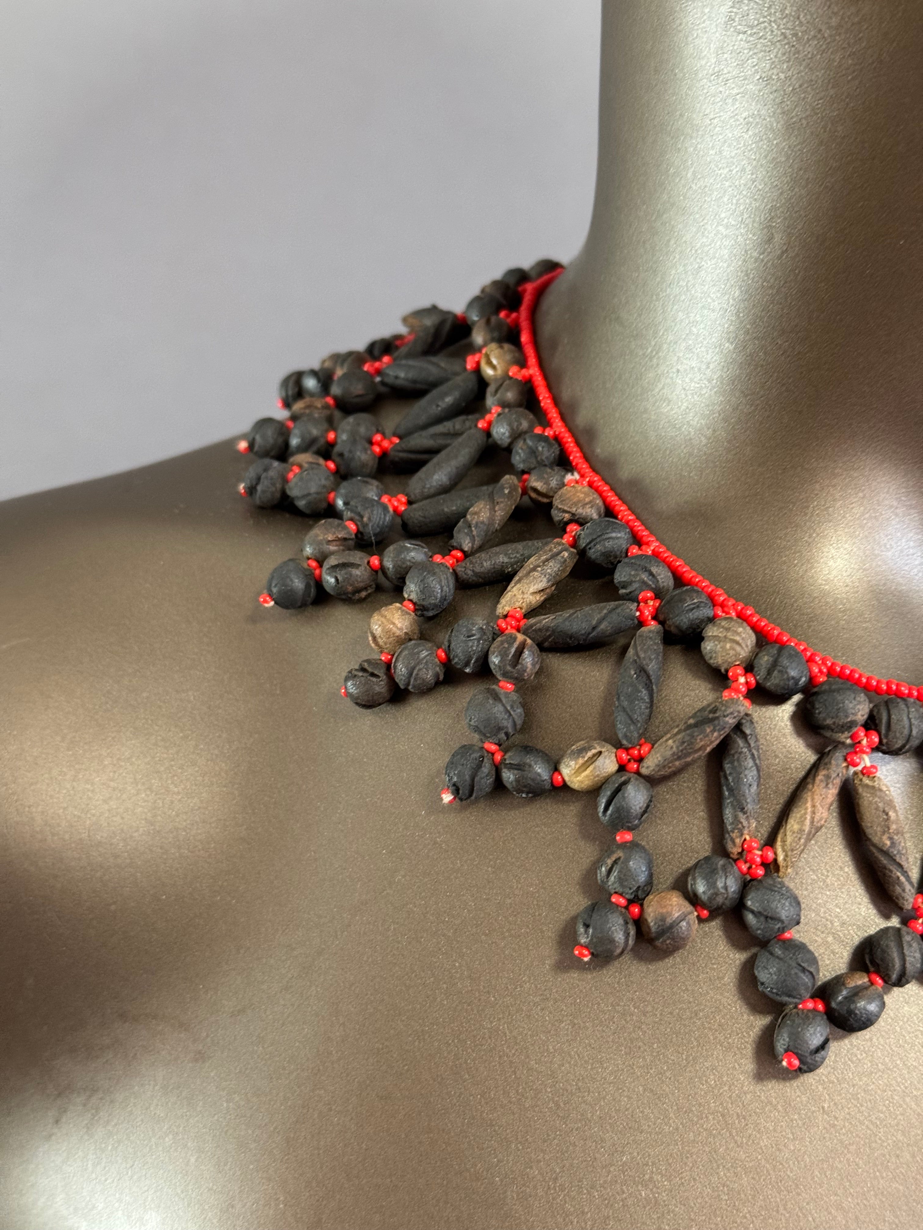 Vintage Ethnic 1930's Seed Bead Necklace
