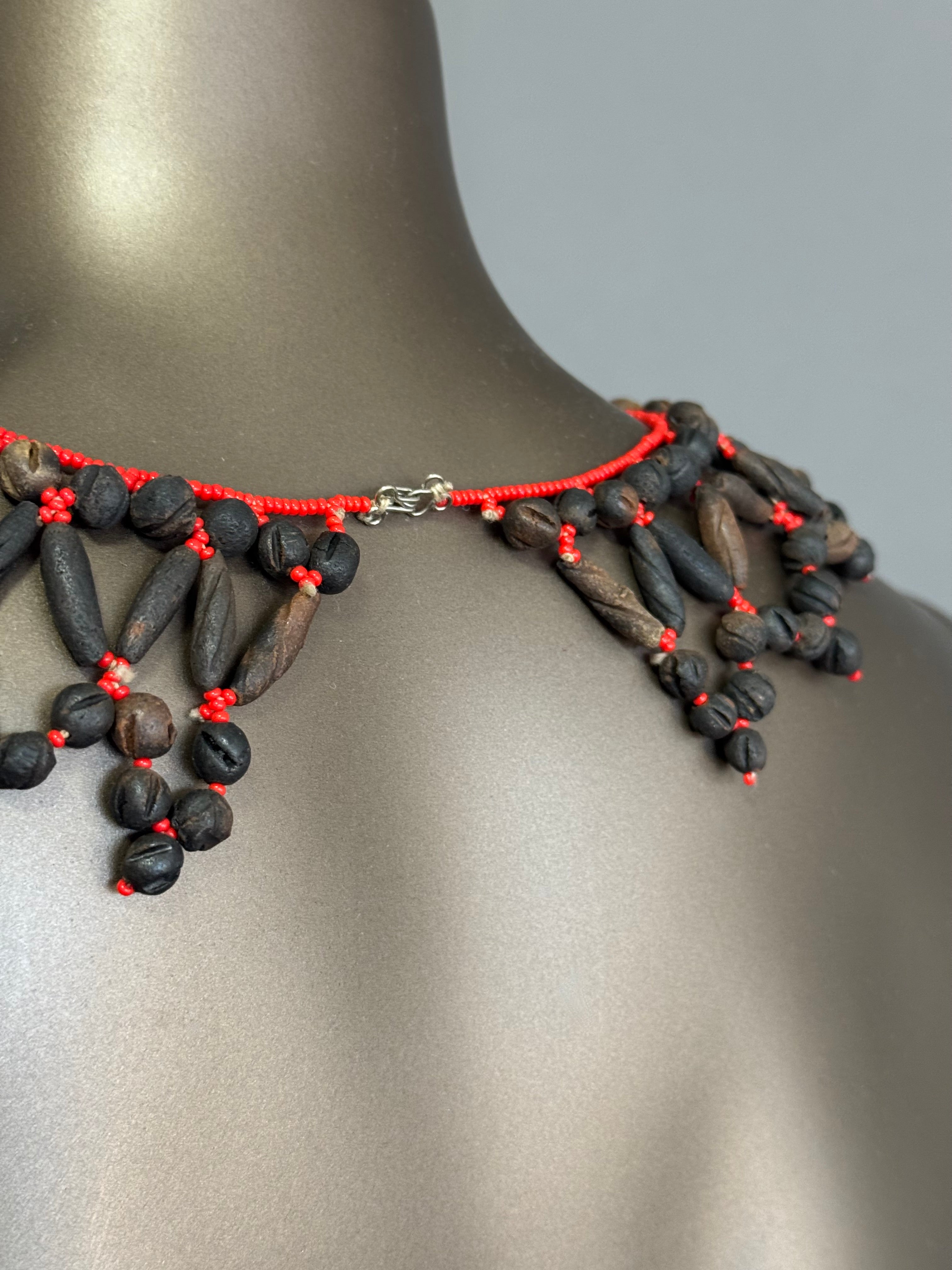 Vintage Ethnic 1930's Seed Bead Necklace