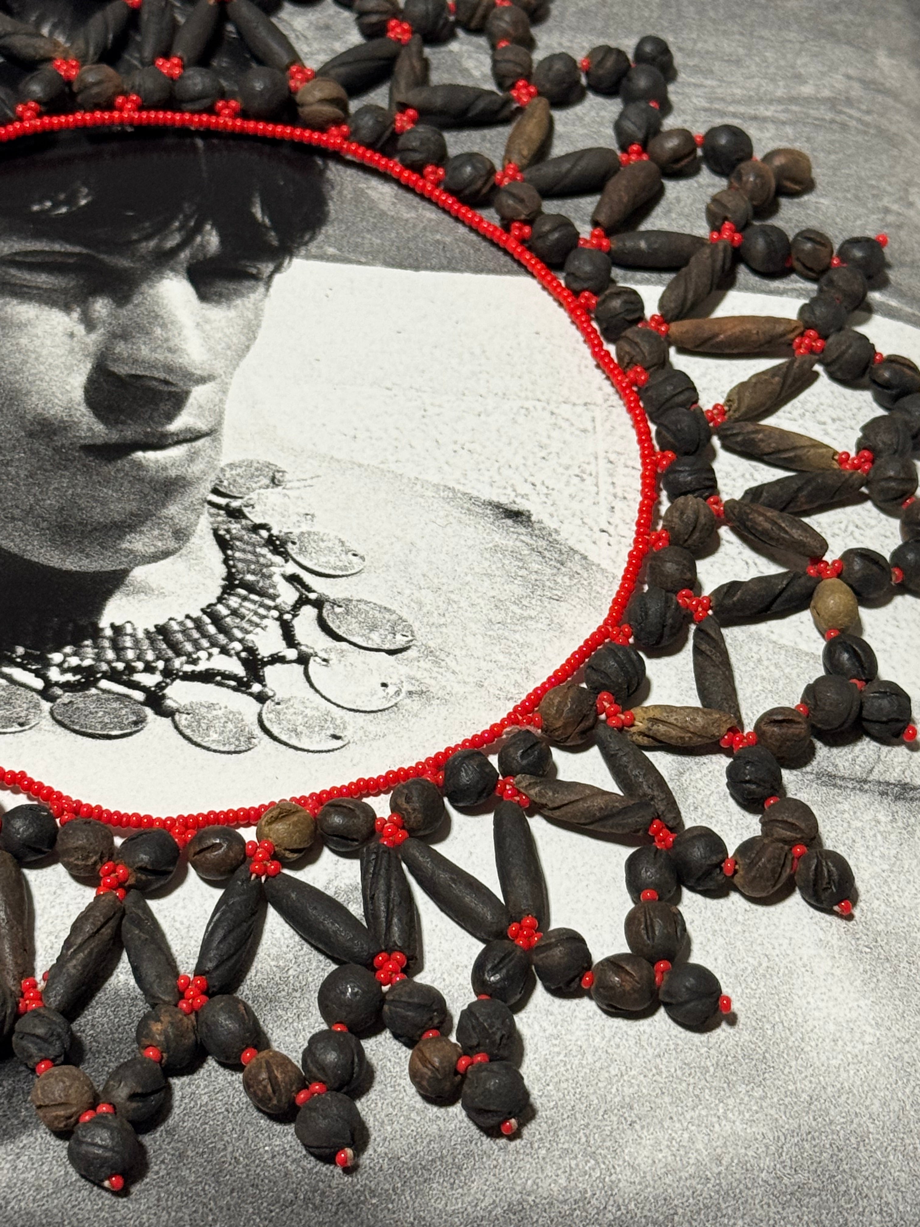 Vintage Ethnic 1930's Seed Bead Necklace