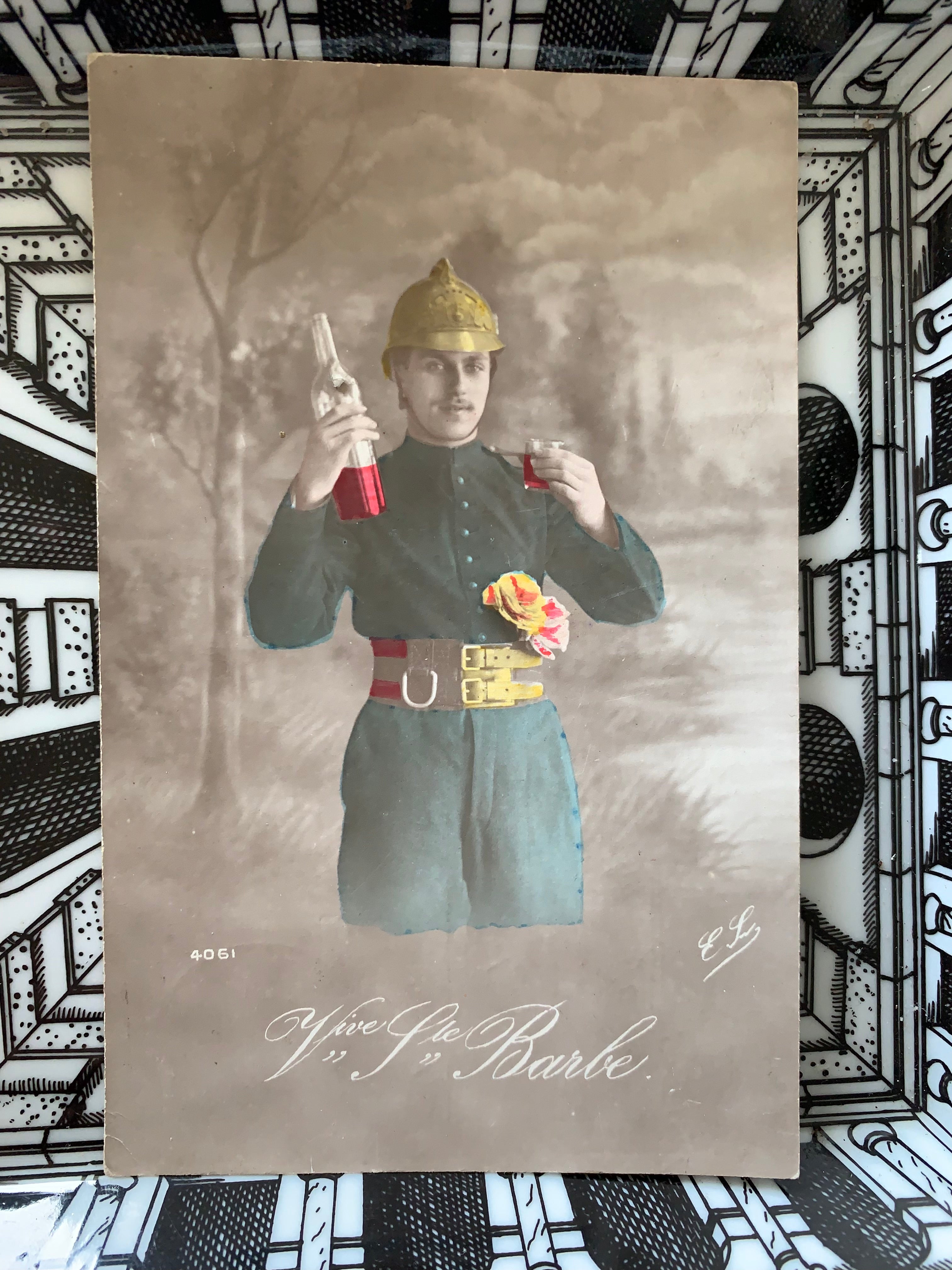 Antique Fireman‘s belt Edwardian Firefighter 1900-1910's